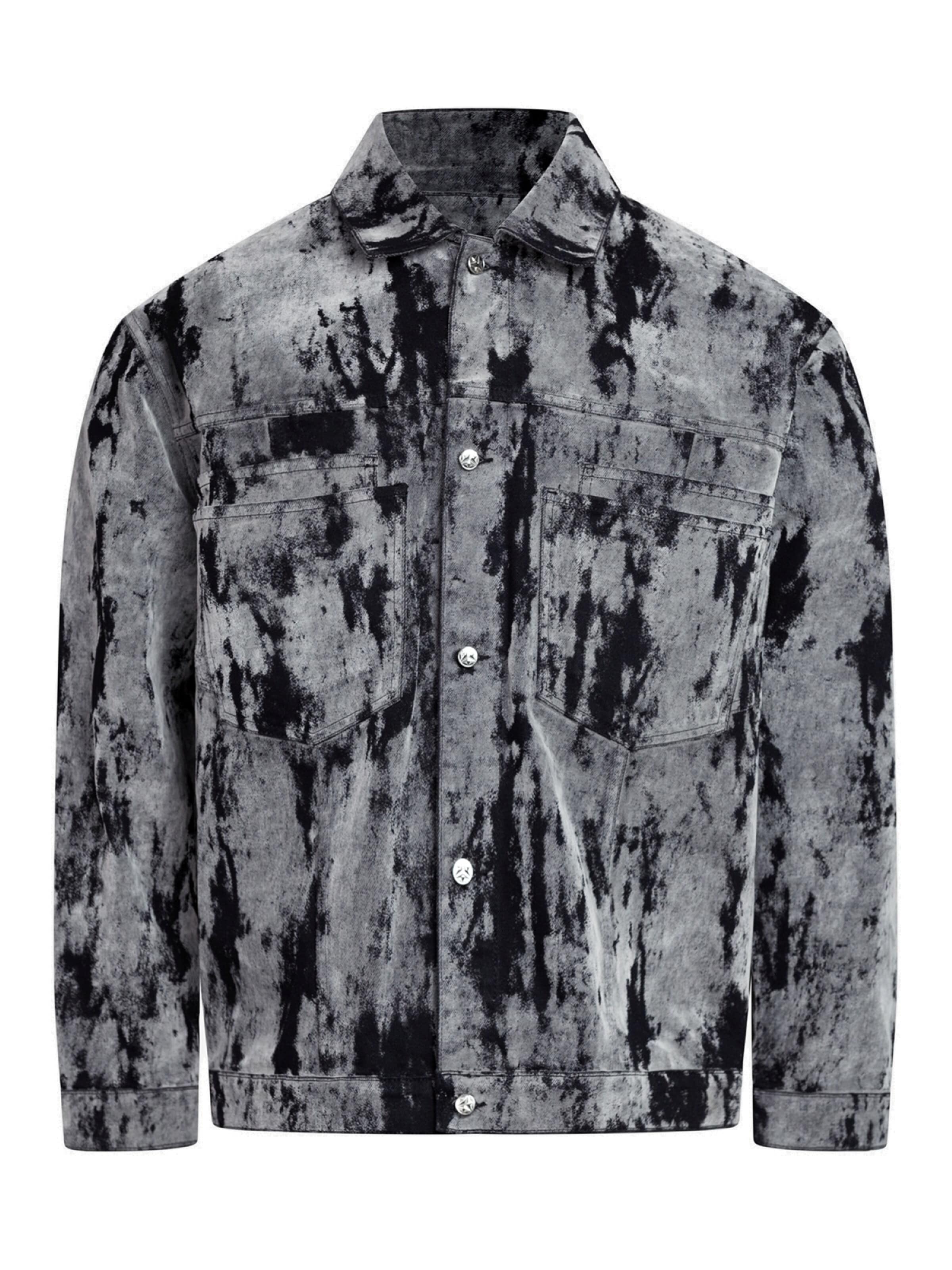 YVZ Denim Between-Season Jacket 'Moon' in S in Grey, Item view