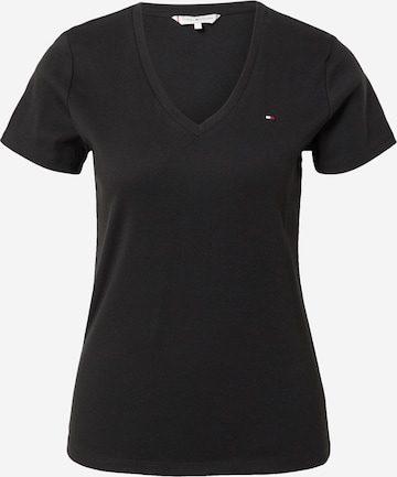 Tricou de la TOMMY HILFIGER pe negru: față