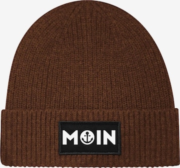 Youth Designz Beanie 'Moin' in Brown: front