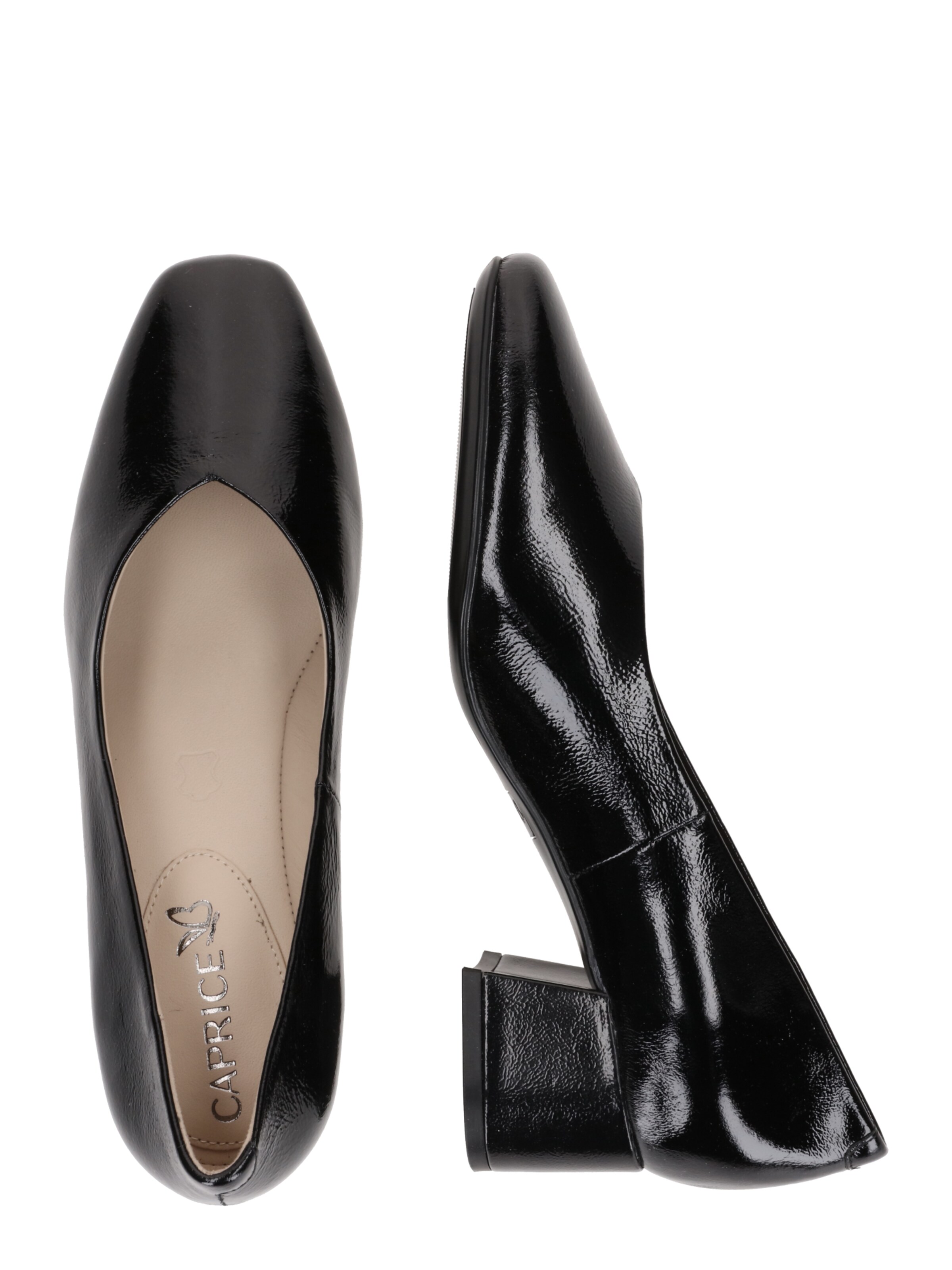 CAPRICE - Zapatos con plataforma 'NINA' en negro