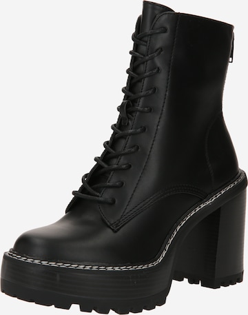 Madden Girl Lace-Up Ankle Boots 'KARMA' in Black: front