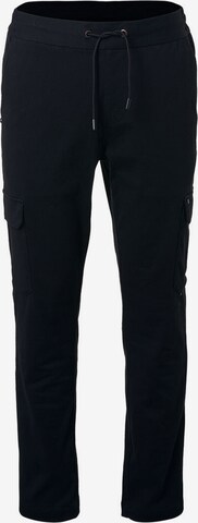 No Excess Regular Cargo Pants in Black: front