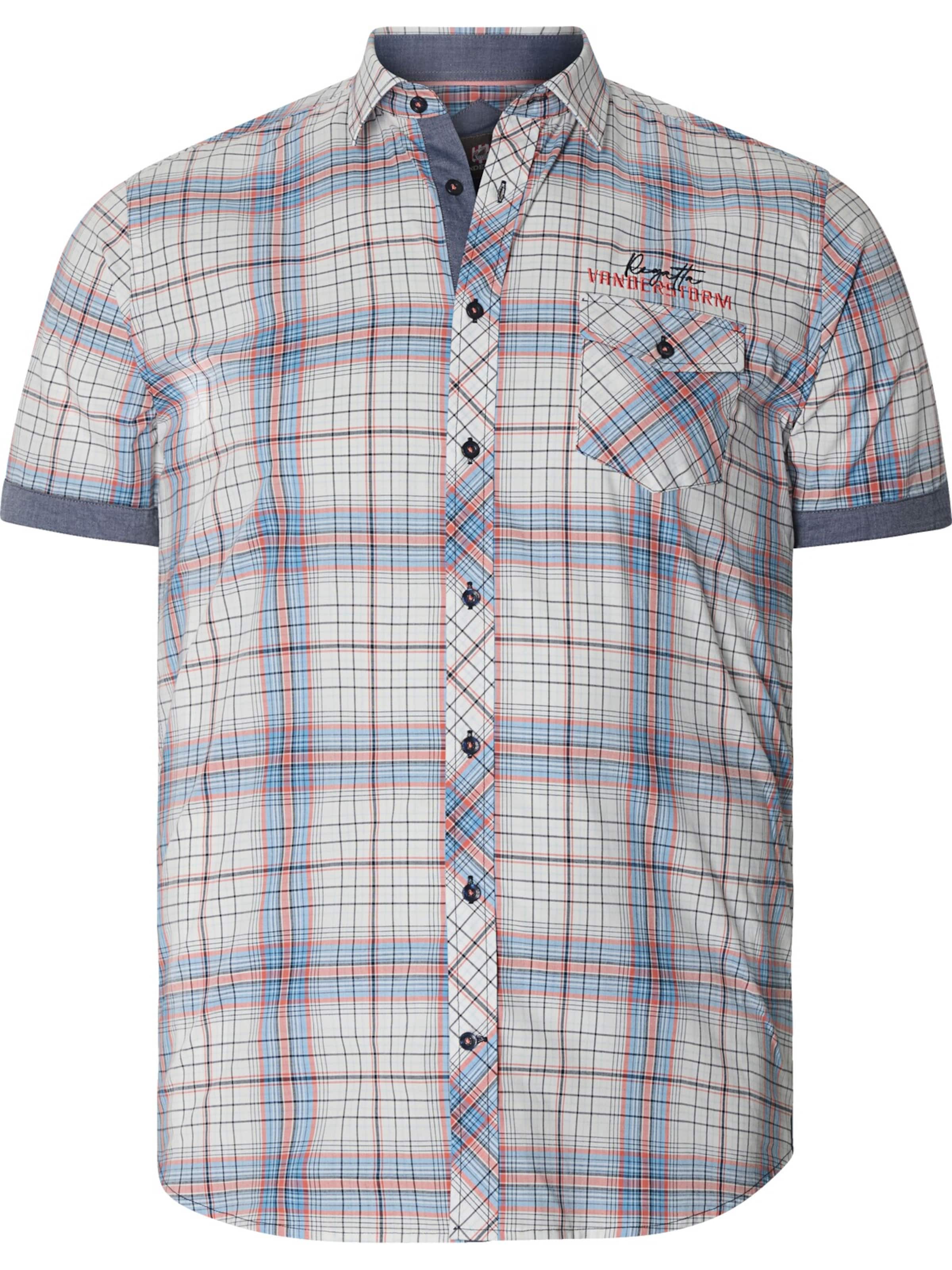 Jan Vanderstorm Comfort fit Button Up Shirt 'Poular' in Blue: front