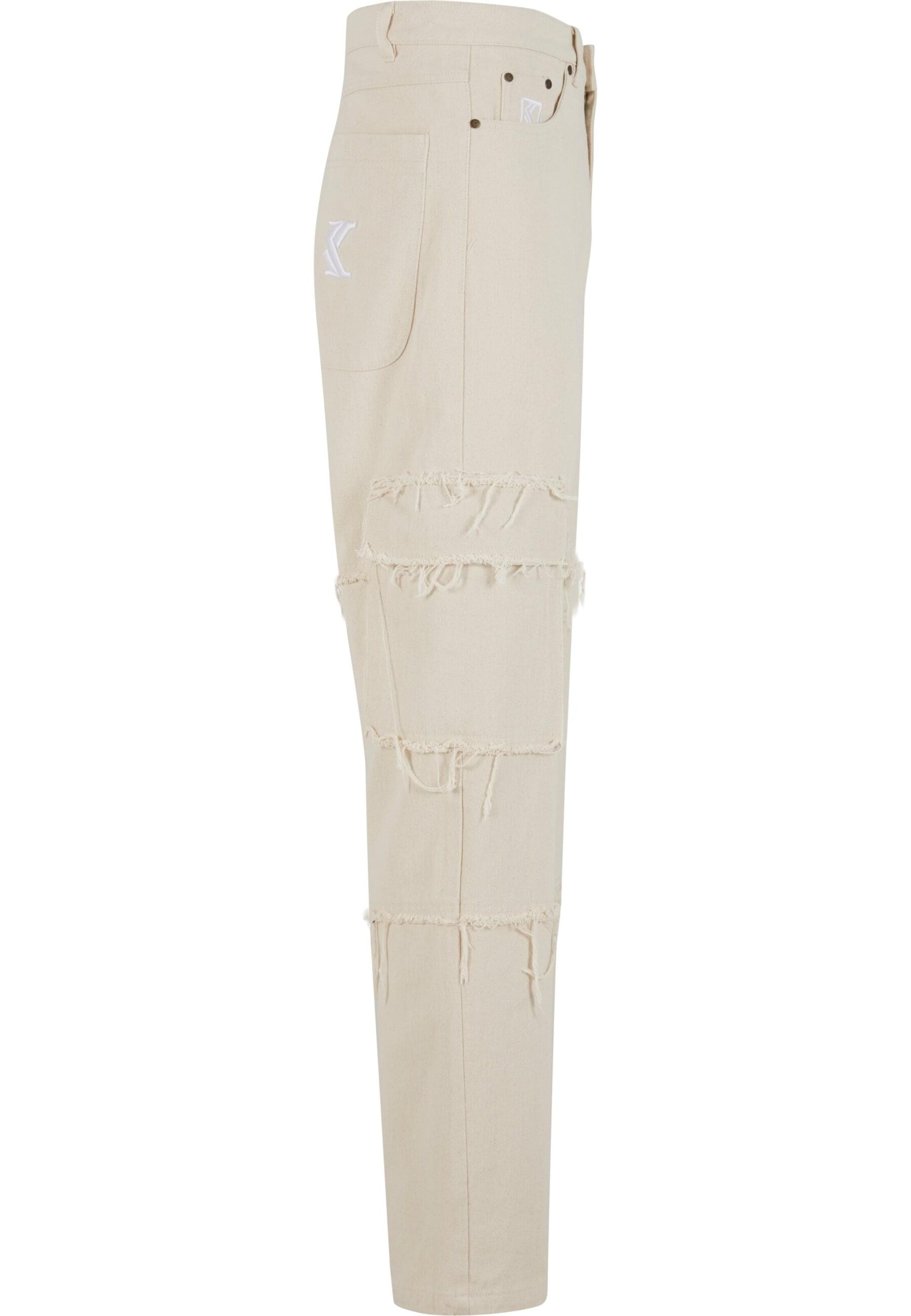 Karl Kani - Ropa ancha Pantalón cargo en beige