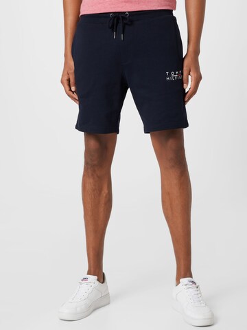 TOMMY HILFIGER Regular Hose in Blau: predná strana