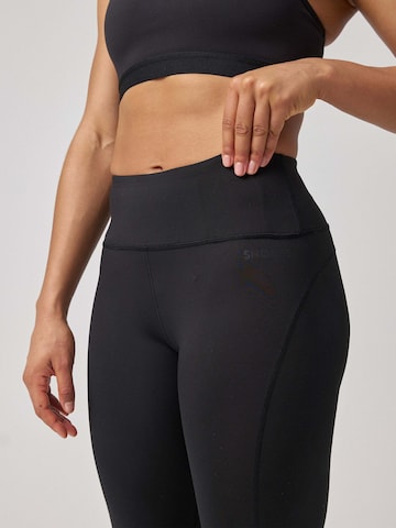 SNOCKS Skinny Sportbroek in Zwart