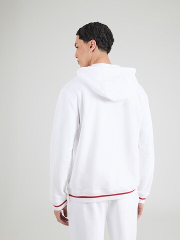 Sweat-shirt Carlo Colucci en blanc : derrière