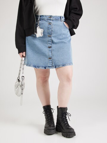 Noisy May Curve - Falda 'NMRONNIE' en azul: frente