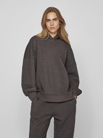 VILA Sweatshirt in Grijs: voorkant