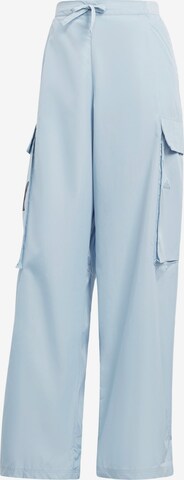 ADIDAS SPORTSWEAR Wide leg Workout Pants ' City Escape ' in Blue: front