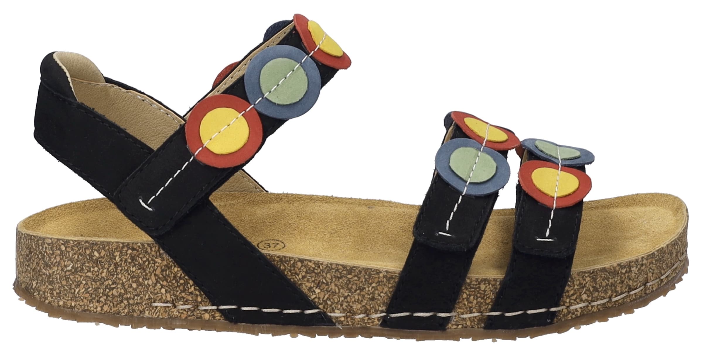 JOSEF SEIBEL Strap Sandals in Black