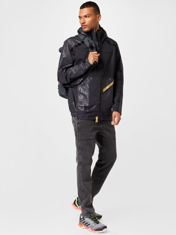 ADIDAS TERREX Outdoorjacke 'Utilitas Rain' in Schwarz