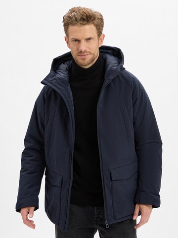 Nils Sundström Jacke in Blau: Vorderseite