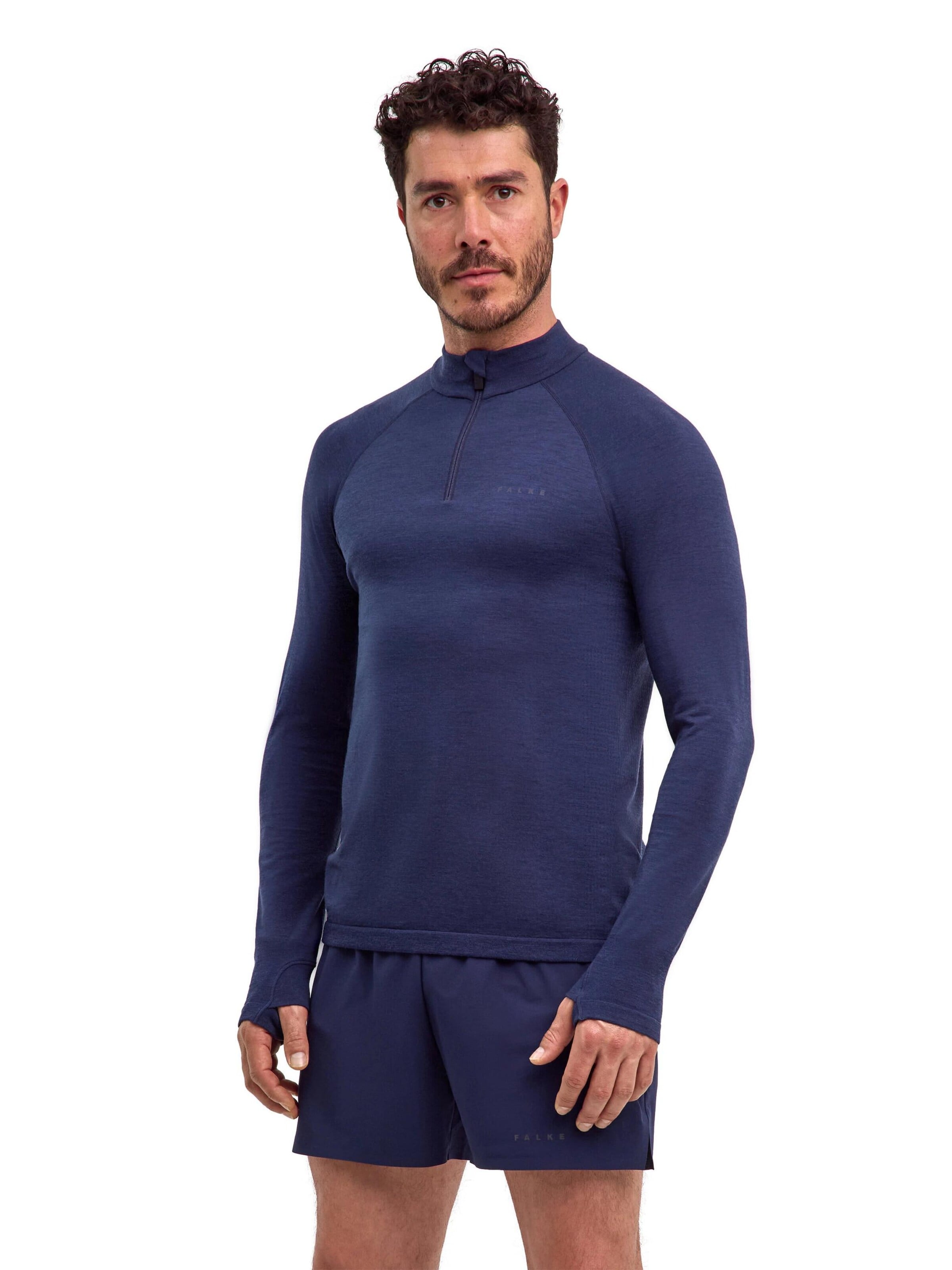 FALKE Funktionsshirt‌‌‌‌‌‌‌‌ in Blau: Vorderseite