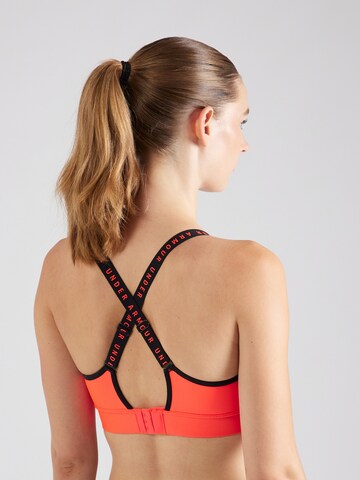 UNDER ARMOUR Bustier Športni nederček 'Infinity' | oranžna barva