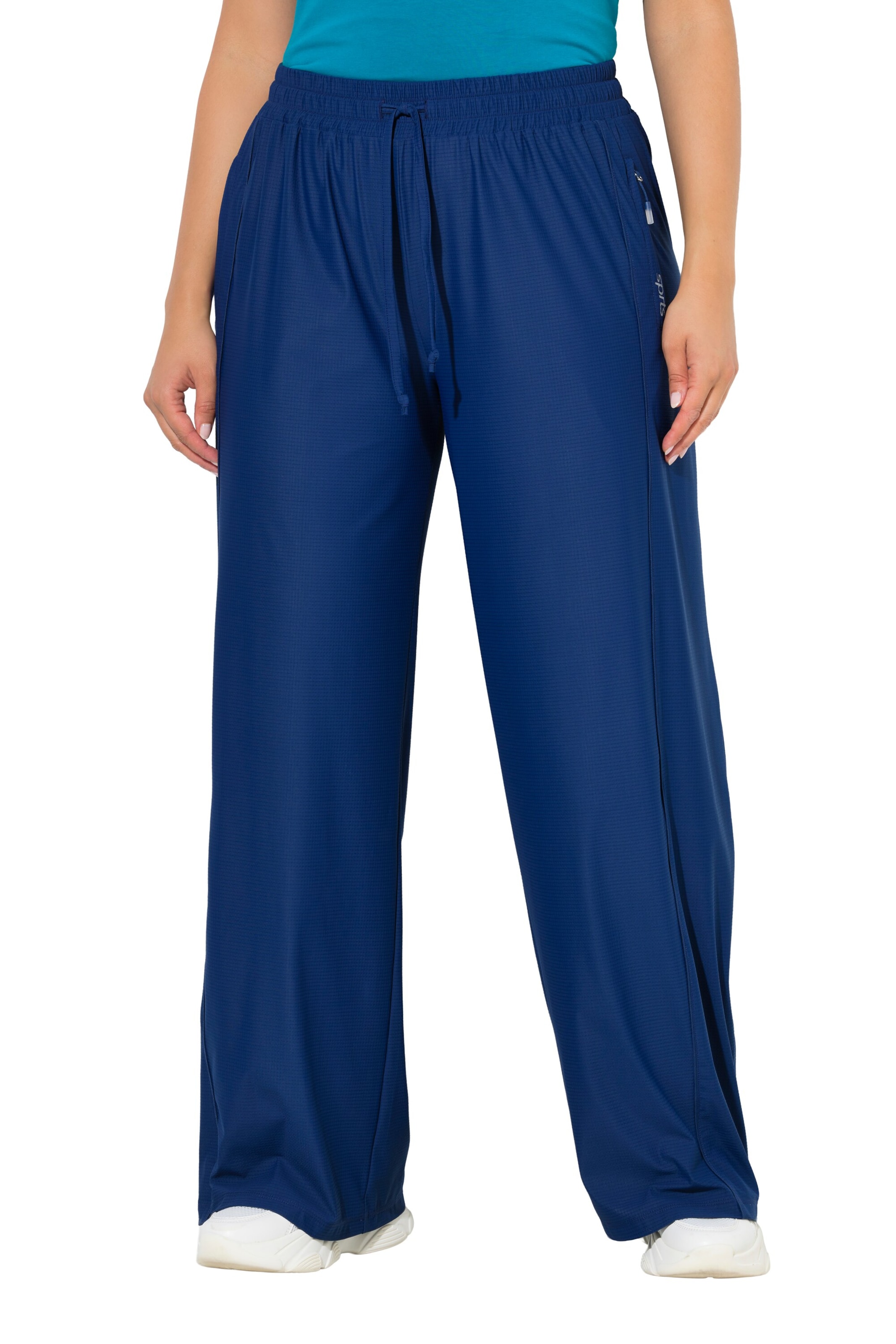 Ulla Popken Loose fit Trousers in Blue: front