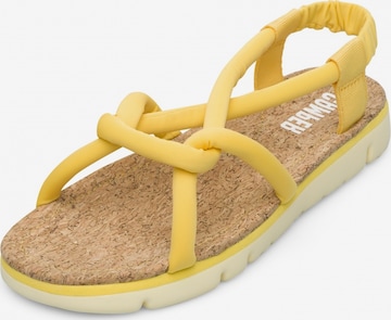 CAMPER Sandals 'Oruga' in Yellow: front