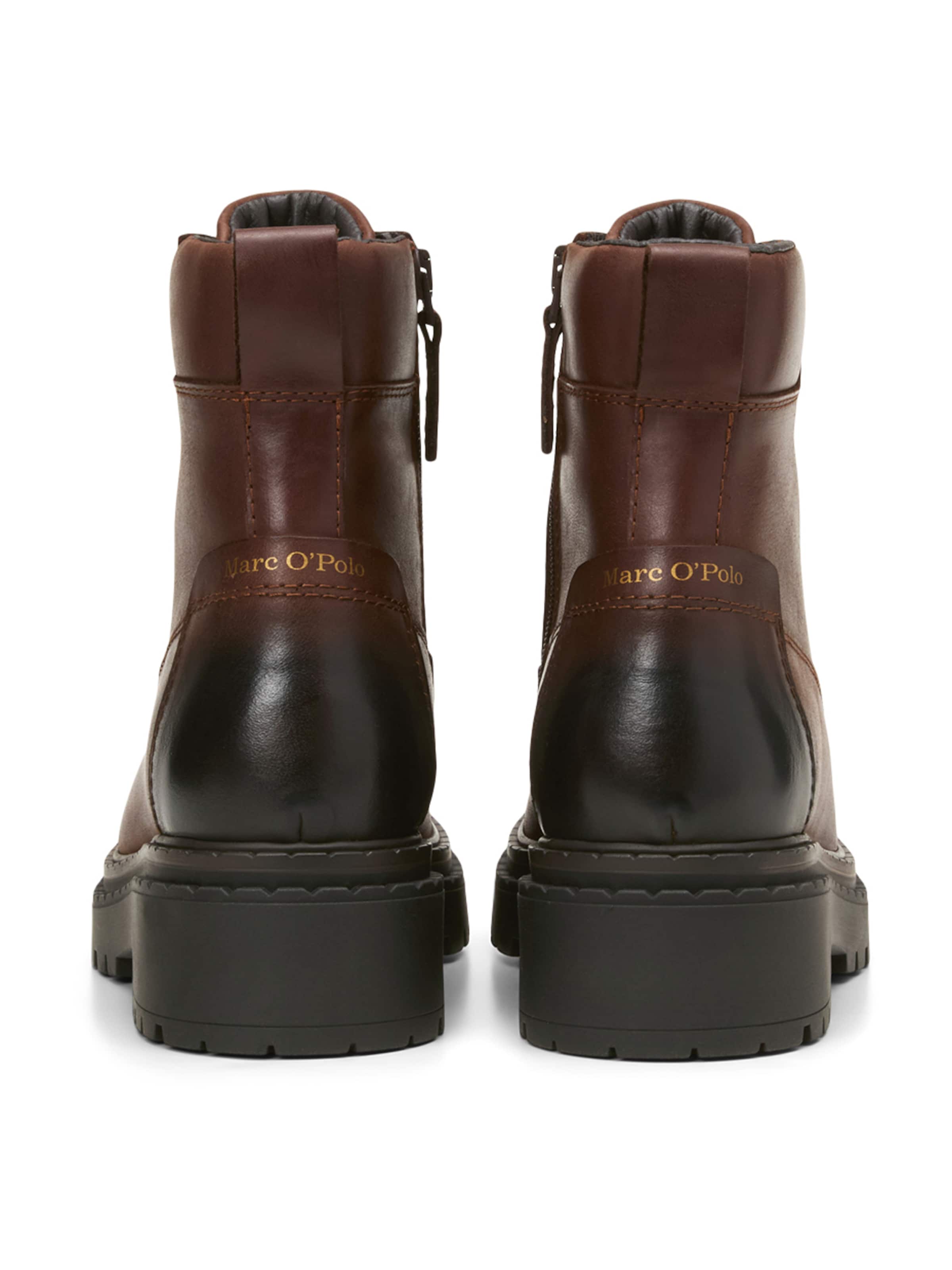 Marc O'Polo Lace-Up Ankle Boots 'Philomena' in Brown