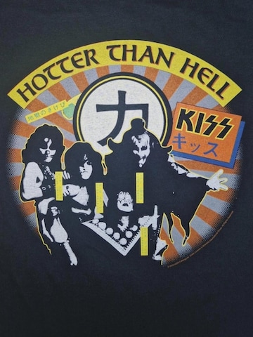 T-Shirt 'Kiss  Hotter Than Hell  T-Shirt' Kiss en noir