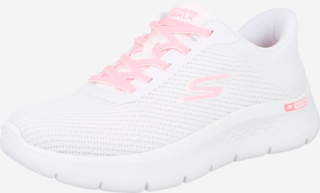 SKECHERS Trampki niskie 'GO WALK FLEX - CARLA' w kolorze biały: przód