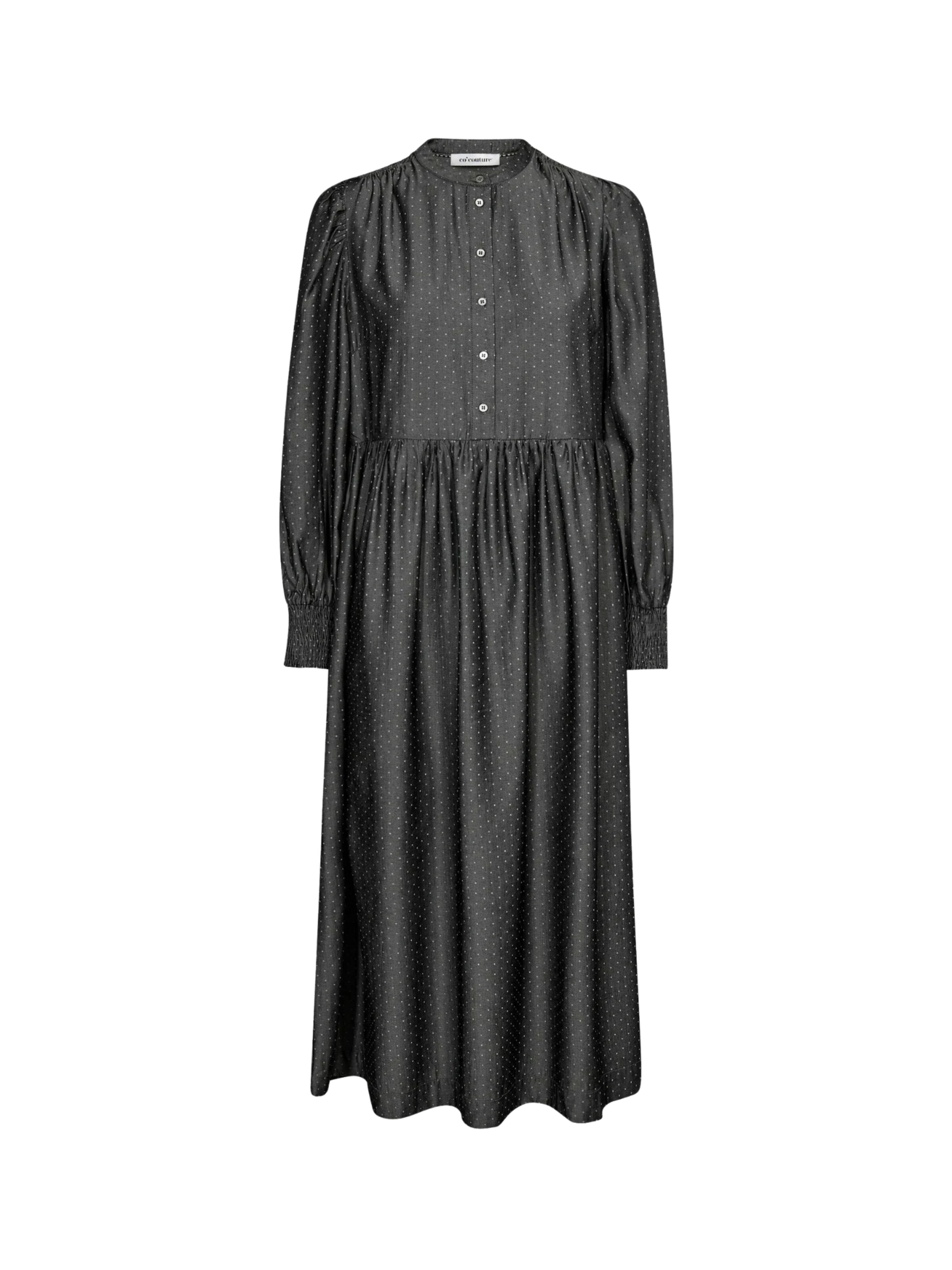 Robe 'Diana' co'couture en gris : devant