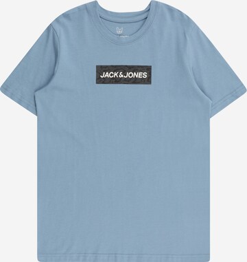 Jack & Jones Junior Tričko 'Navigator' – modrá: přední strana