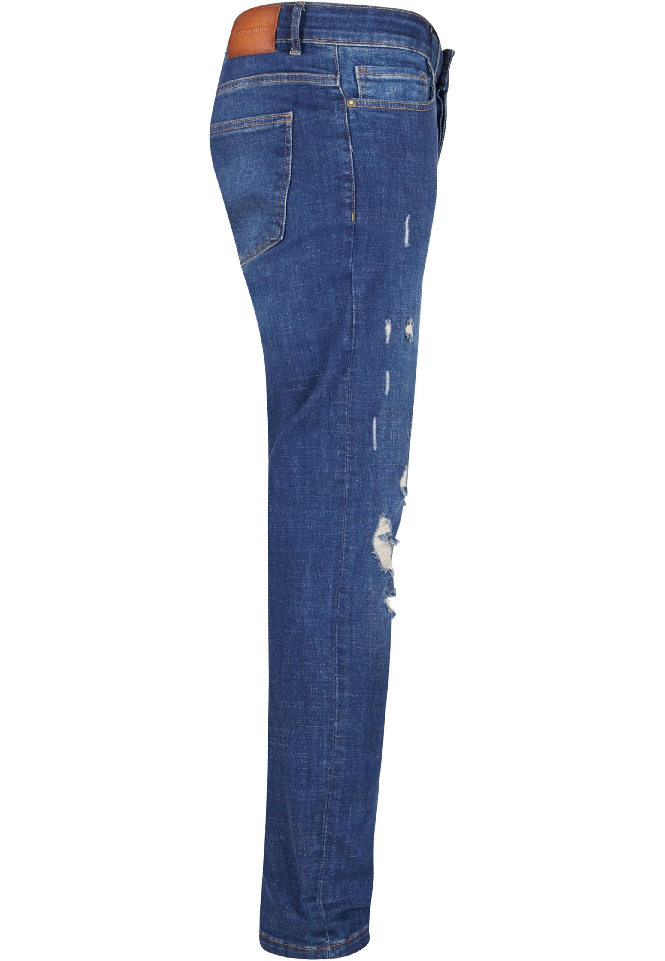 2Y Premium Skinny Jeans in Blauw