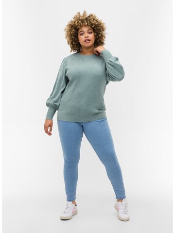 Zizzi Pullover in Blau