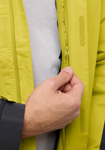 JACK WOLFSKIN Outdoor jacket 'Jasper' in Yellow