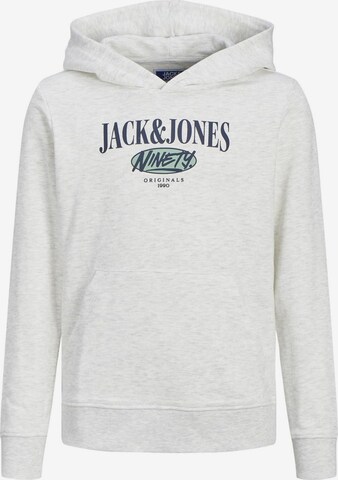 Jack & Jones Junior Sweatshirt 'Cobyn' i hvid: forside