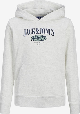 Felpa 'JJCobyn' di Jack & Jones Junior in bianco: frontale
