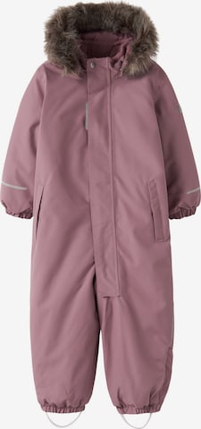NAME IT Regular fit Athletic suit 'NMNSnow10' in Purple: front