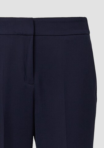 s.Oliver BLACK LABEL Tapered Bügelfaltenhose 'Sue' in Blau