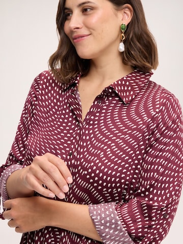 Fiorella Rubino - Vestido camisero en rojo