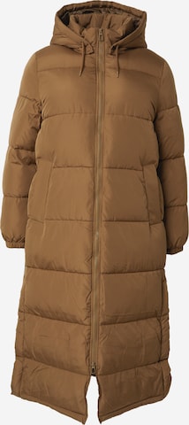 Vero Moda Curve Χειμερινό παλτό 'VMCKlea' σε πράσινο: μπροστά