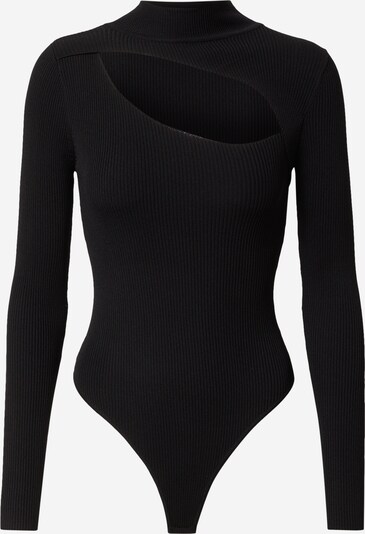 Parallel Lines Shirtbody en noir, Vue avec produit