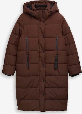 TOM TAILOR Between-Seasons Coat in Brown: front