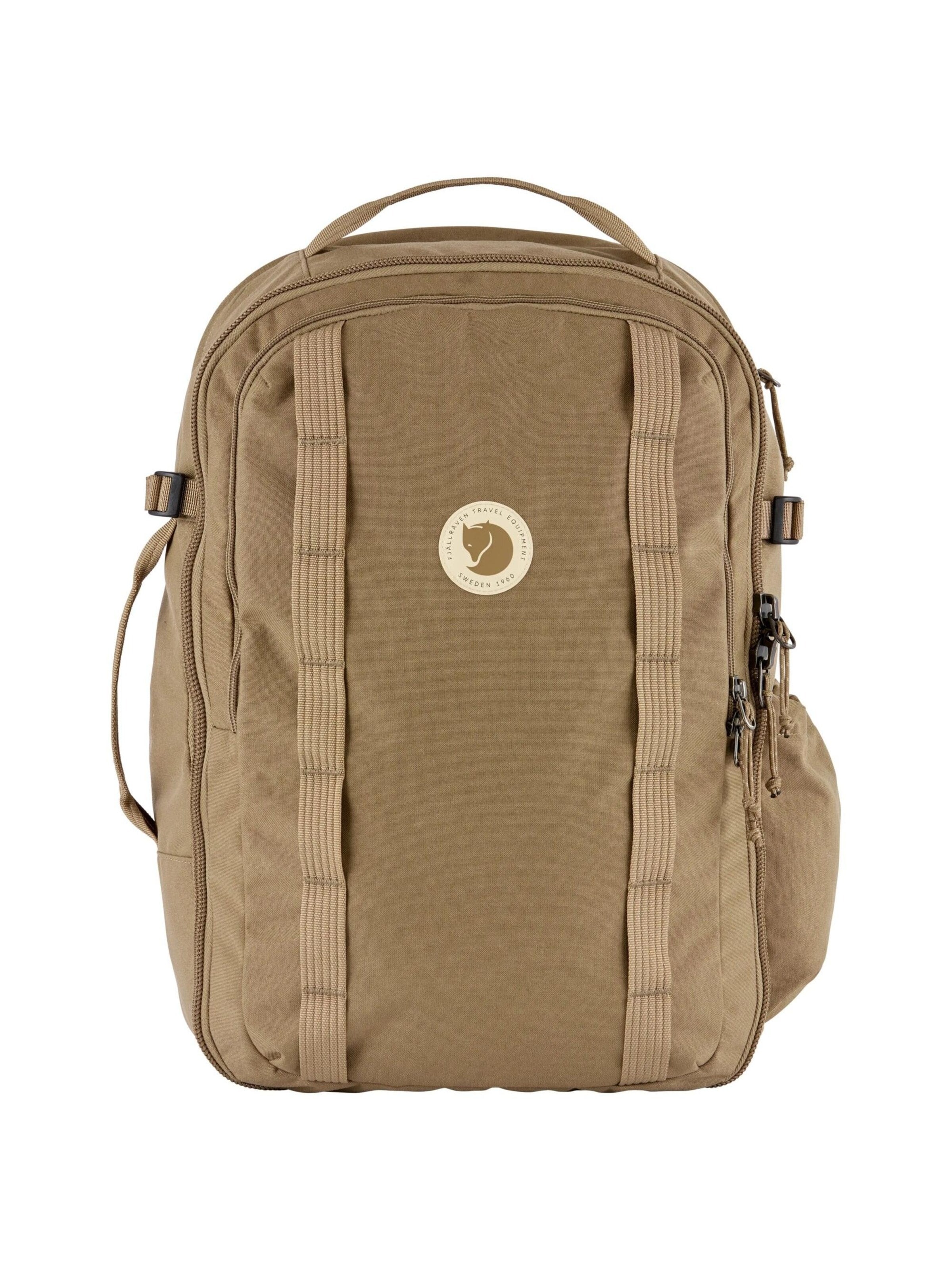 FJALLRAVEN Backpack 'Färden Carry-On Pack' in Brown: front