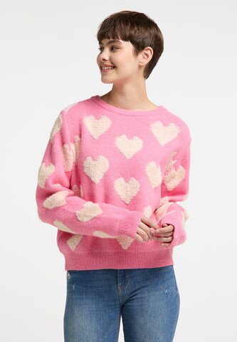 Pull-over MYMO en rose : devant