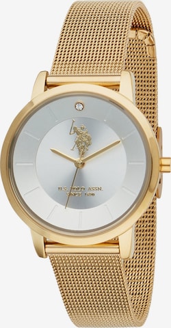 Orologio analogico 'Amalia' di U.S. POLO ASSN. in giallo: frontale