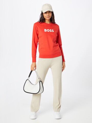 BOSS Orange Sweatshirt 'Ela' in Rot