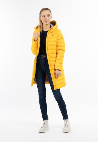 Manteau fonctionnel Schmuddelwedda en jaune