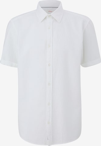 balta s.Oliver Standartinis modelis Marškiniai: priekis