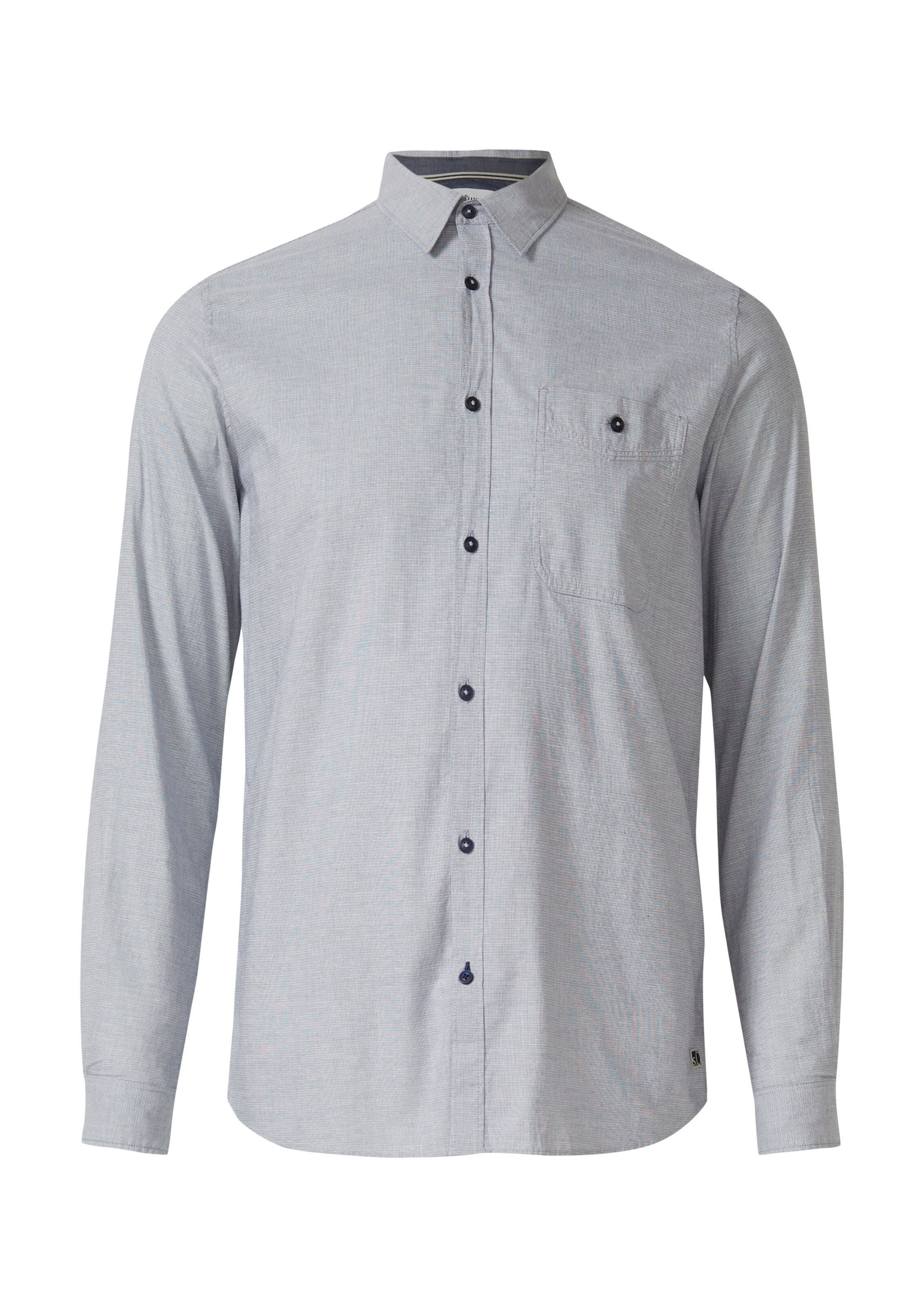 s.Oliver Regular fit Overhemd in Blauw: voorkant