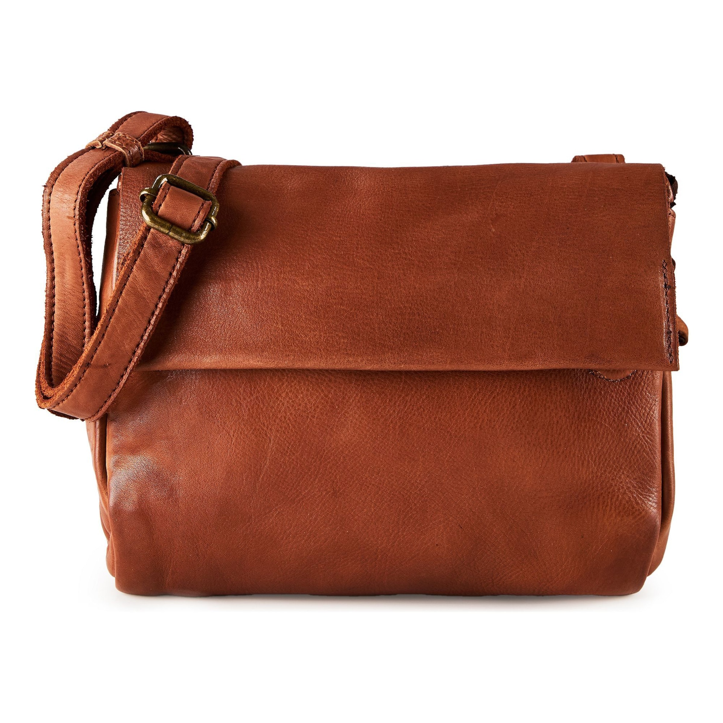 Harold's Schoudertas 'Submarine' in Bruin: voorkant