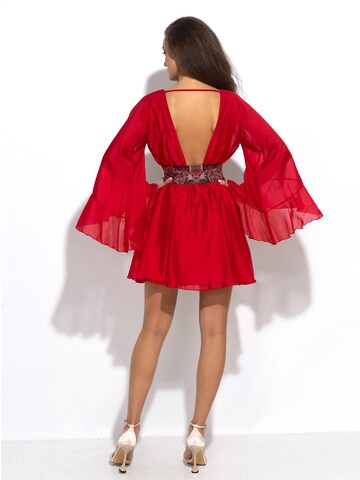 JIORO Kleid 'ESSENTIALS' in Rot