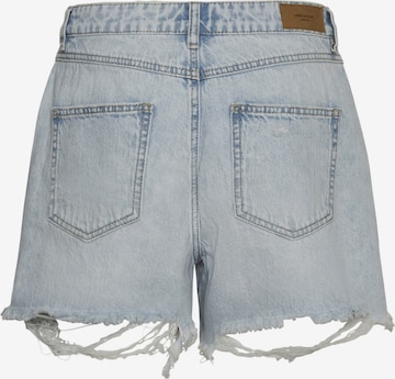 VERO MODA Slimfit Shorts 'CARLA' in Blau