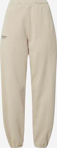 REPLAY Tapered Pants in Grey: front