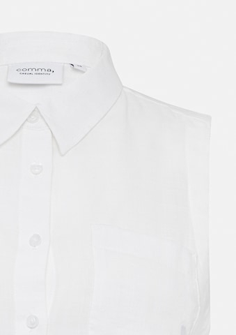 comma casual identity Bluse in Weiß
