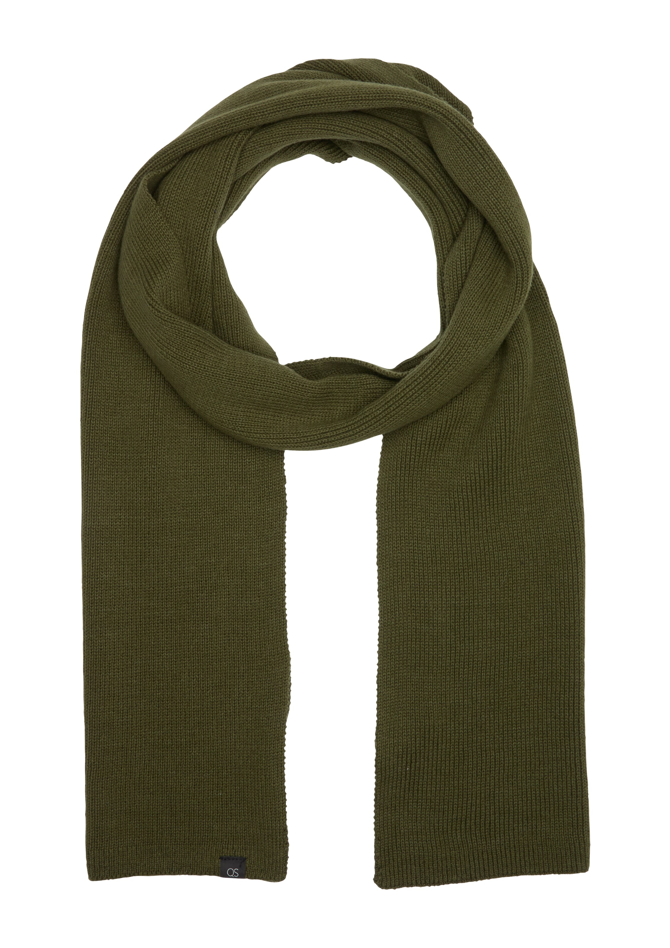 QS Scarf in Green: front